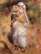 Algerierin mit Kind Auguste renoir